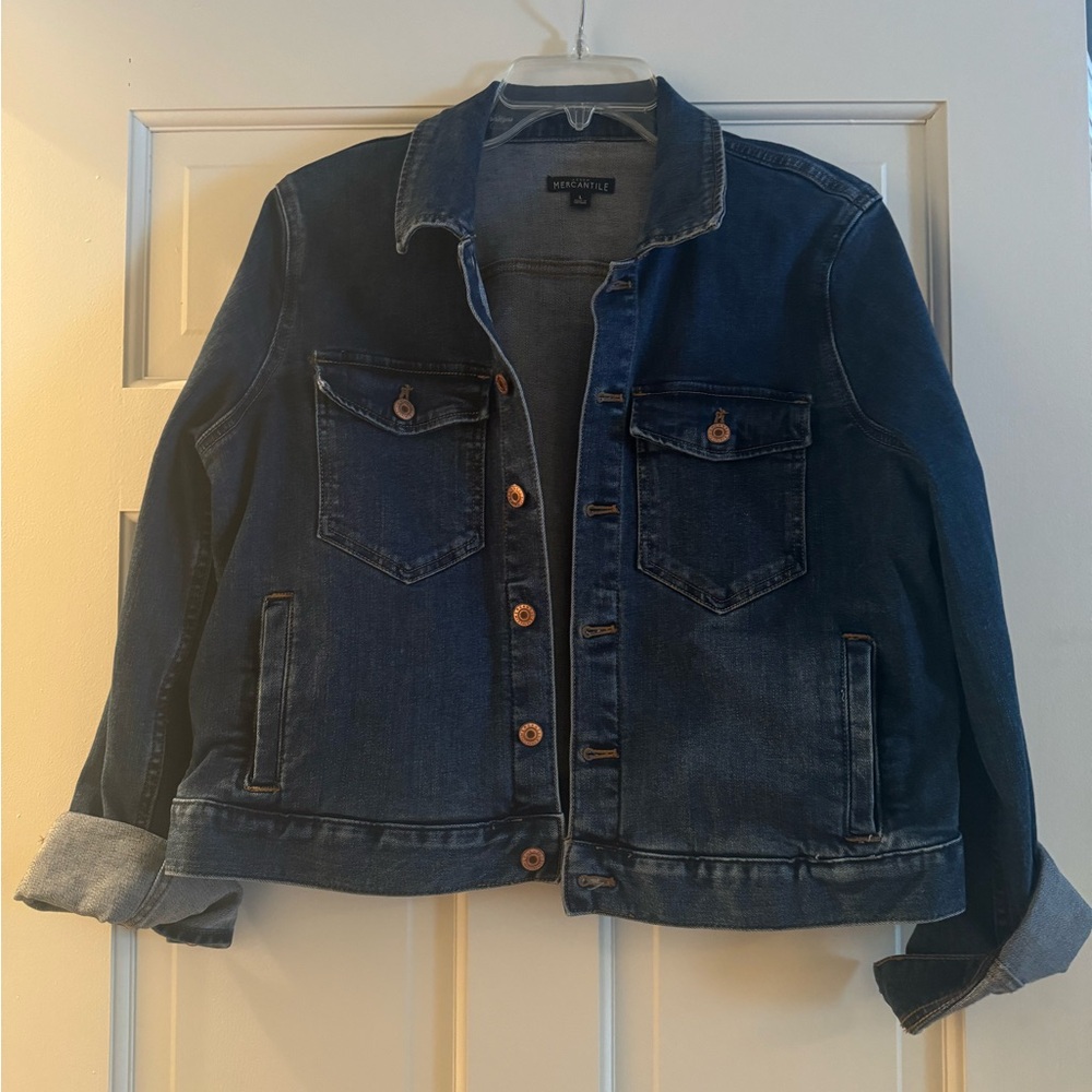 J.Crew Mercantile Jean jacket, size Large, worn once